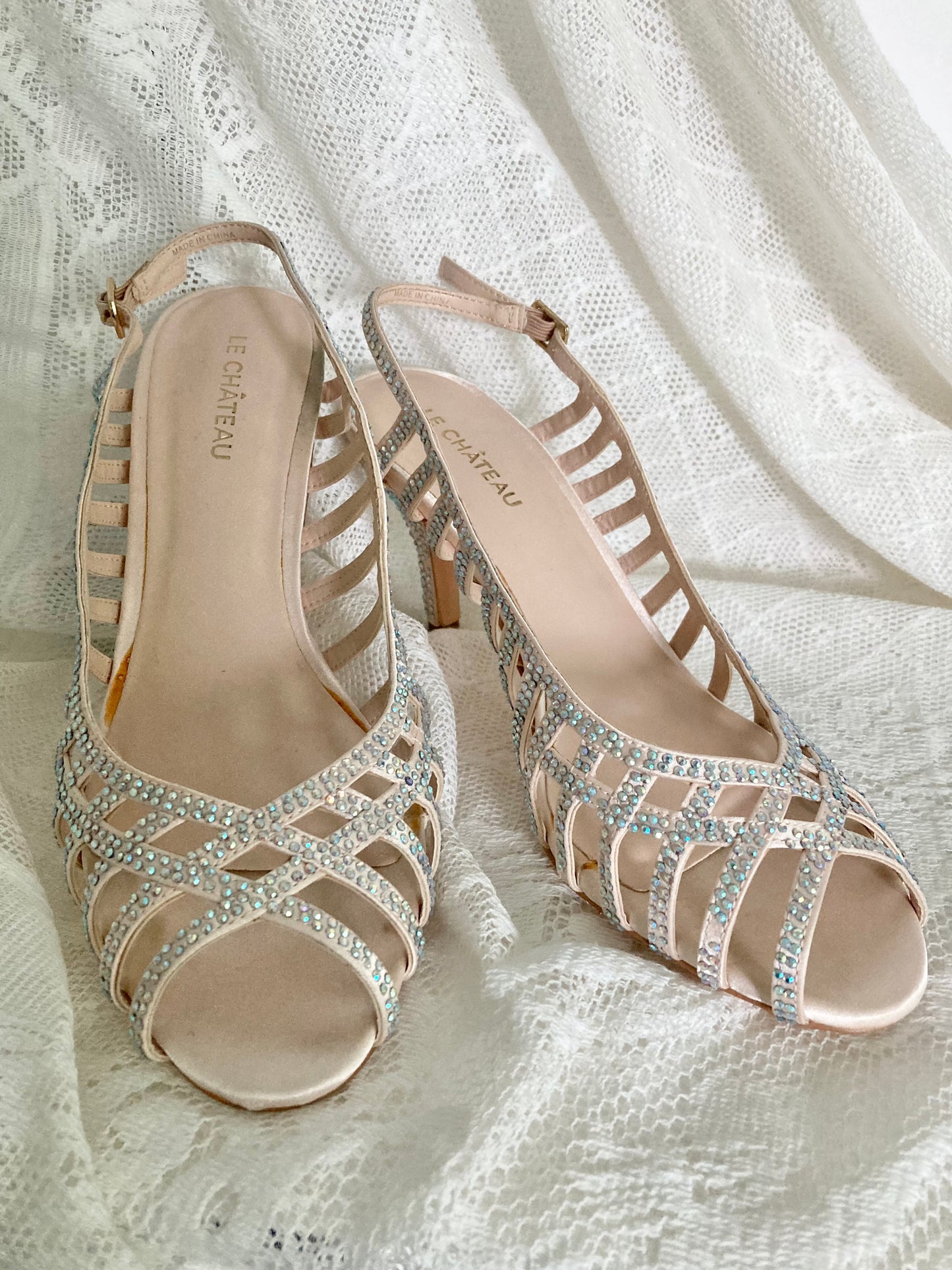 Crystal Studded Bridal/Party Shoes