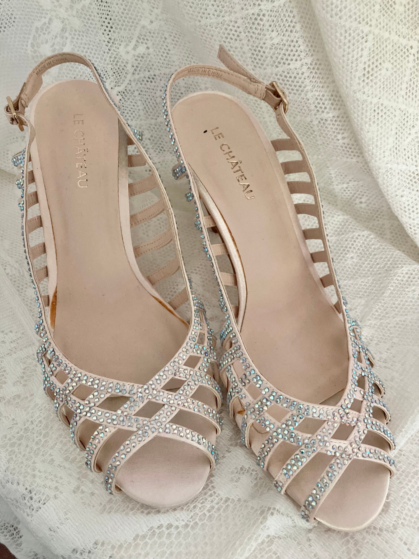 Crystal Studded Bridal/Party Shoes