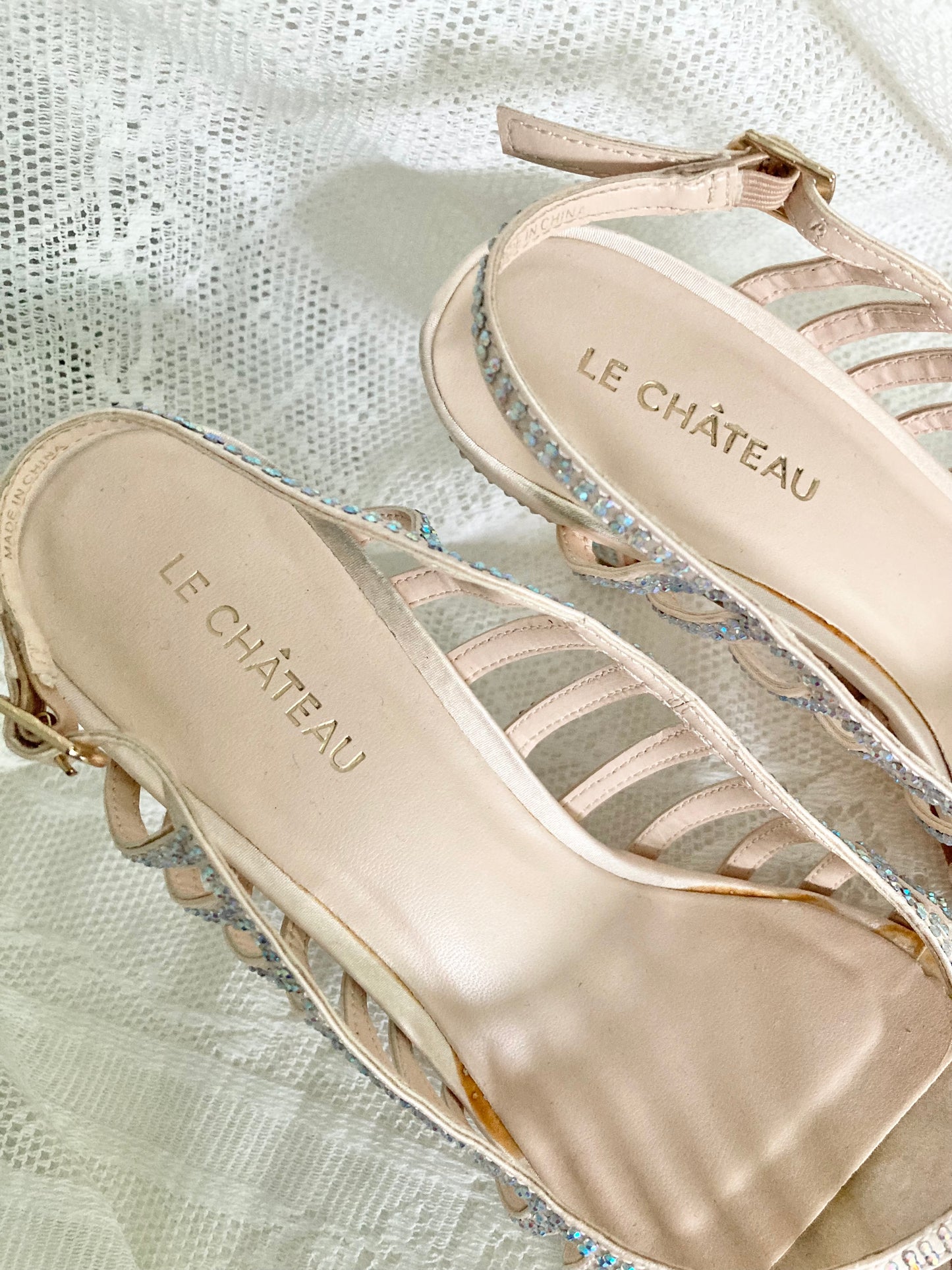 Crystal Studded Bridal/Party Shoes