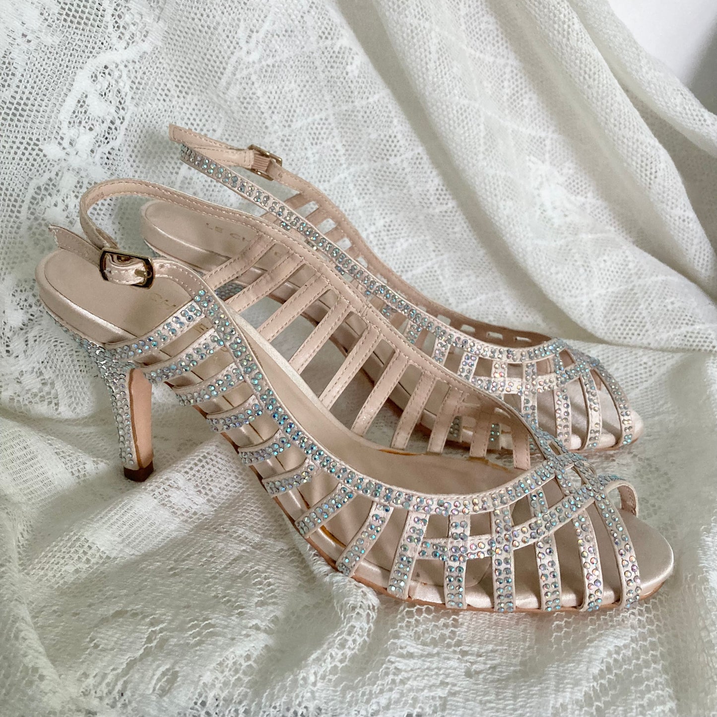 Crystal Studded Bridal/Party Shoes