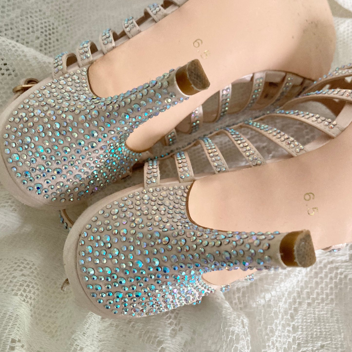 Crystal Studded Bridal/Party Shoes