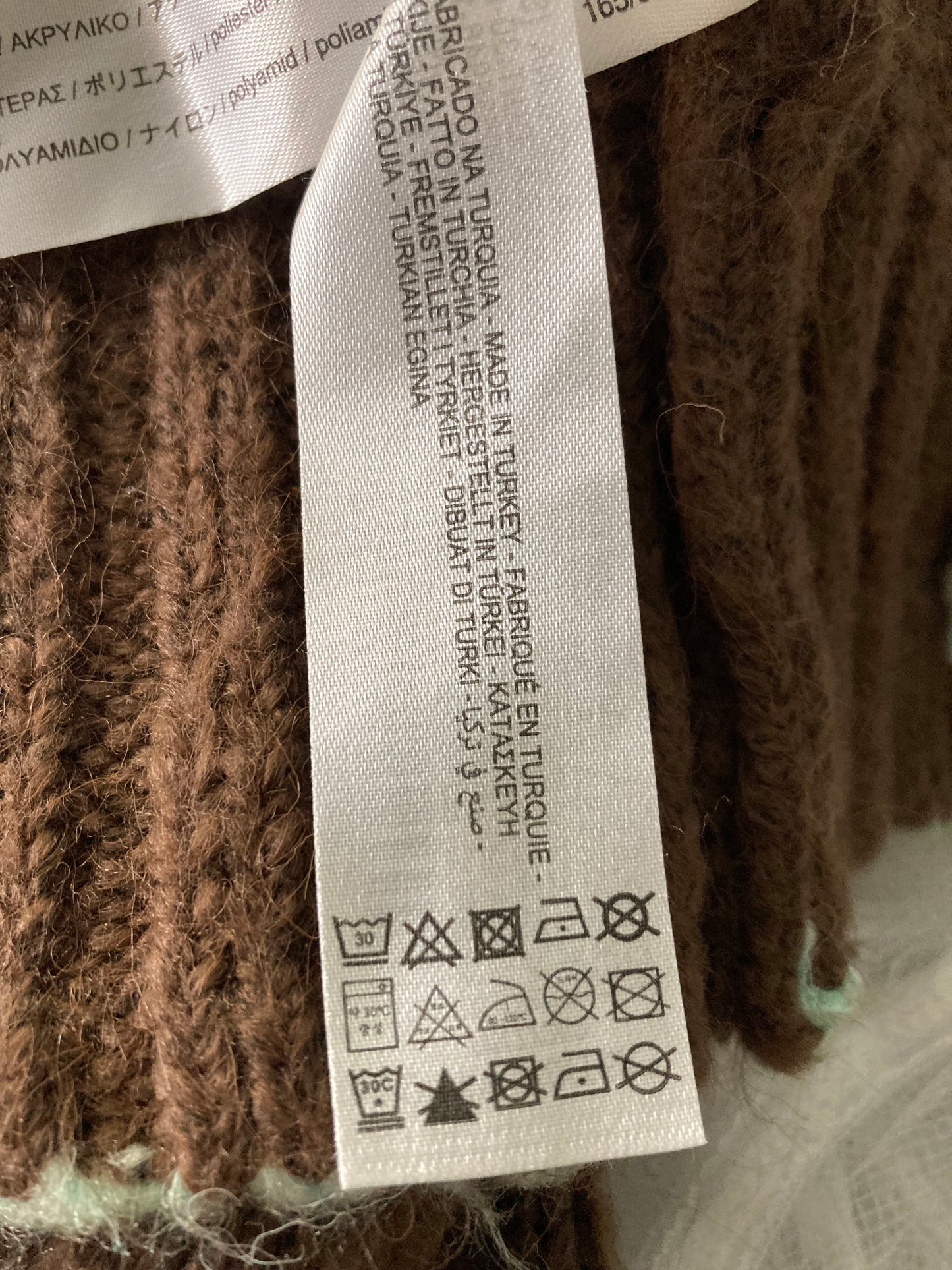 Zara Cozy Vintage Look Cardigan Sweater, Size Small