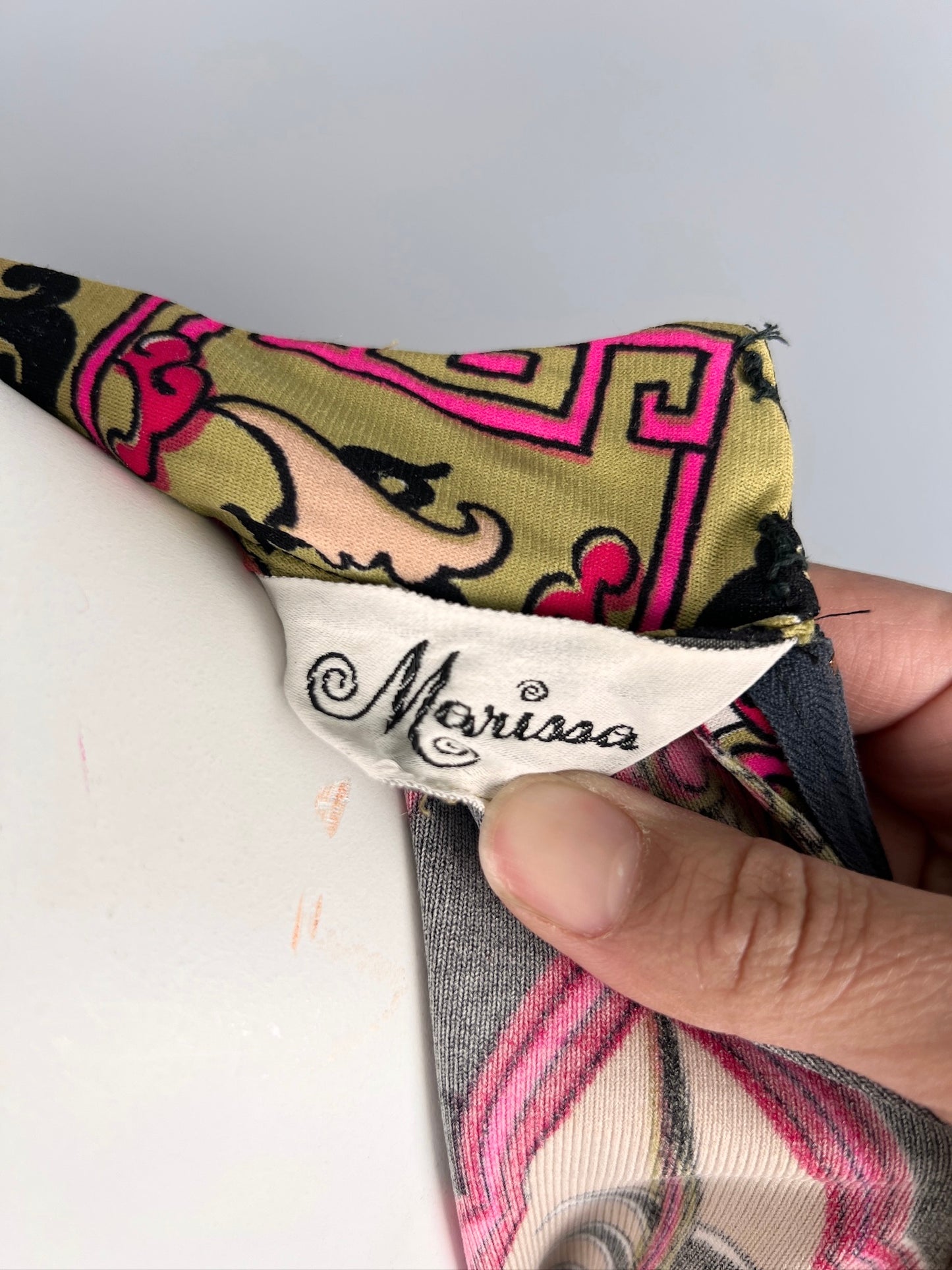 1960/70s Boho Print Maxi by Marissa, Size S