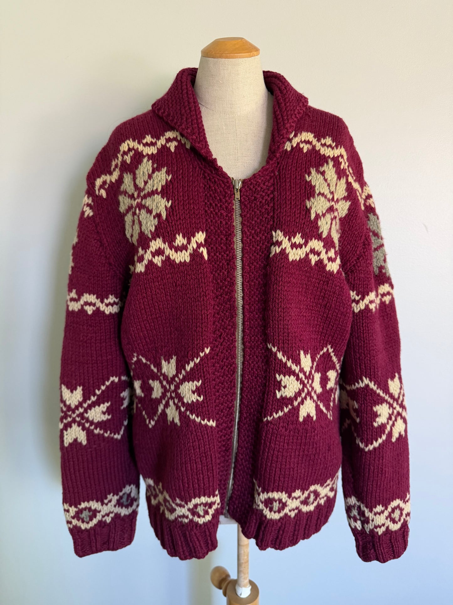 Midcentury Heavyweight Sweater Jacket, Men's size L