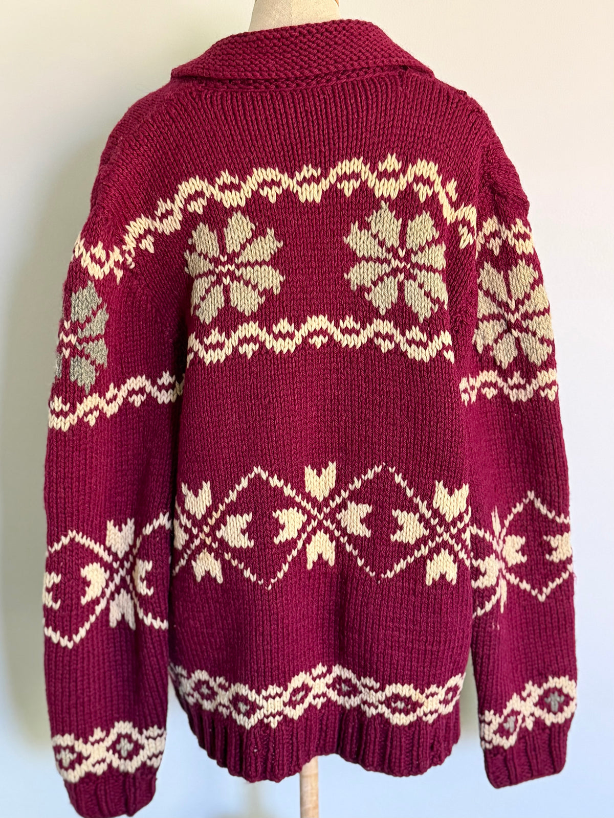 Midcentury Heavyweight Sweater Jacket, Men's size L