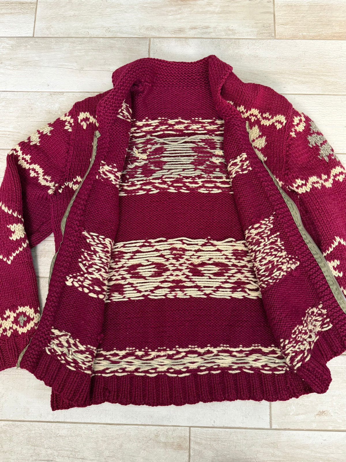 Midcentury Heavyweight Sweater Jacket, Men's size L
