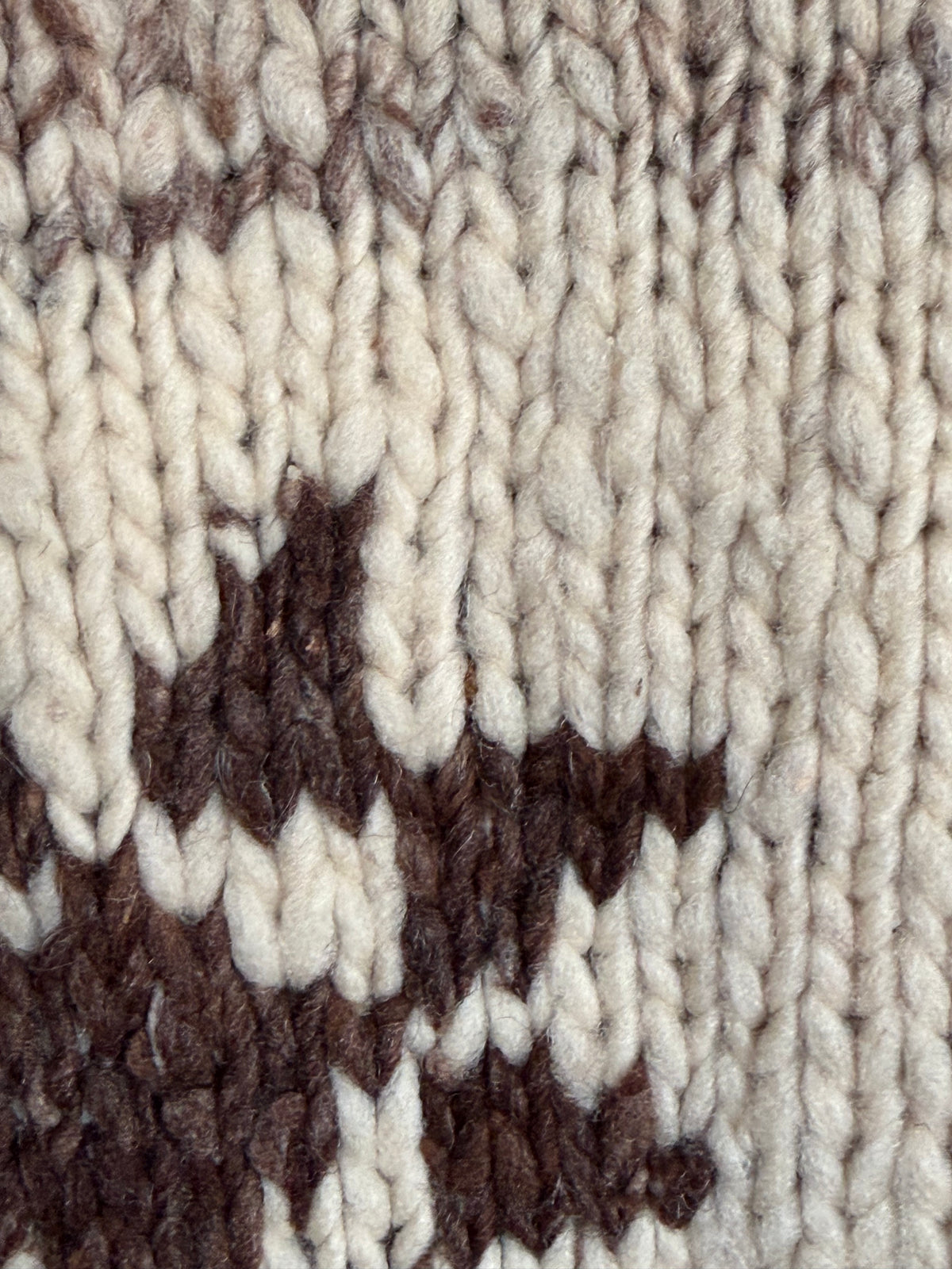 1970s Hand Spun Wool Cowichan Sweater, Size S/M