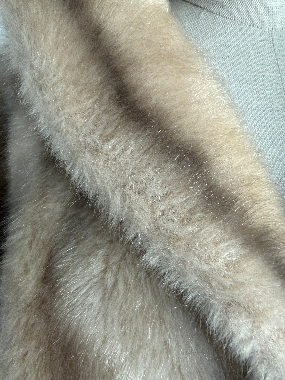 VTG Blonde Faux Fur Capelet by Glenoit, Size M/L