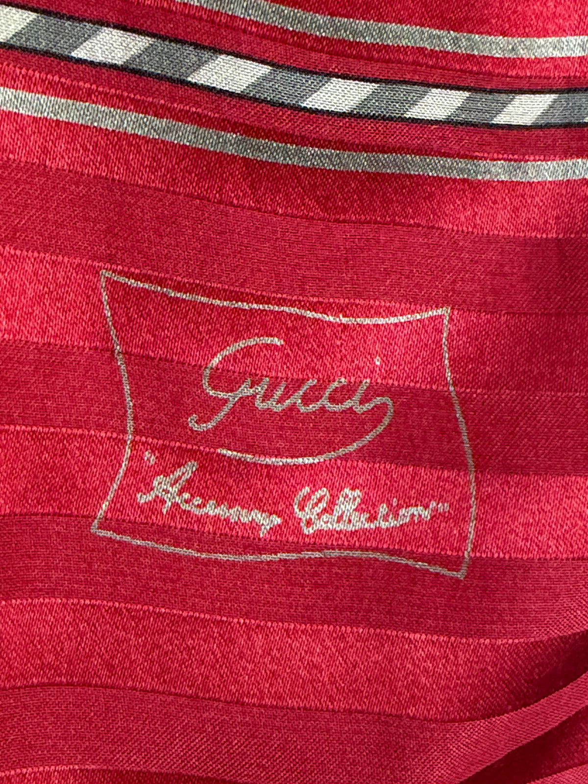 1970s Gucci Silk Scarf