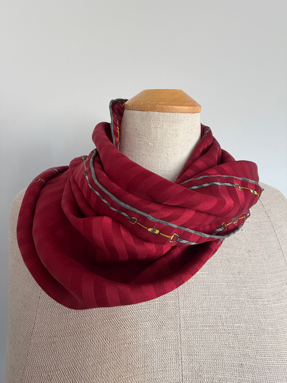 1970s Gucci Silk Scarf