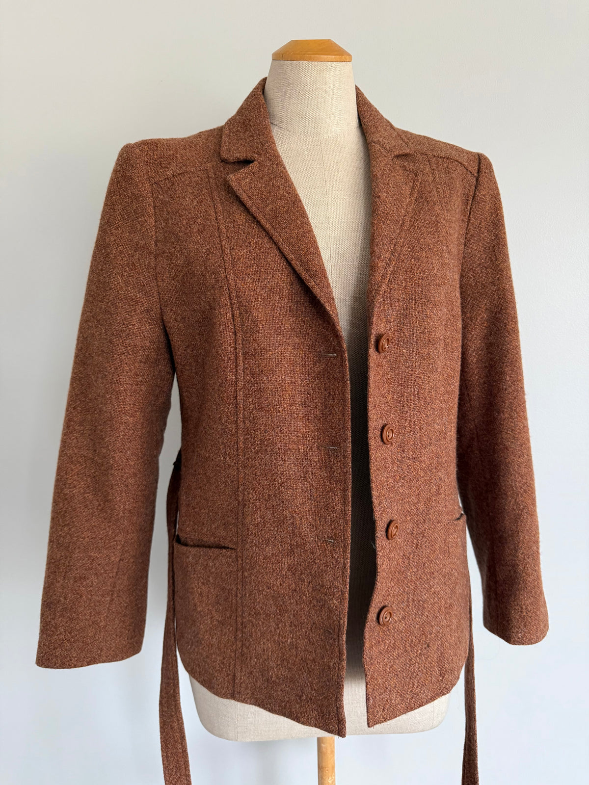 1970s Edinburgh Woollen Mill Tweed Blazer, Size m