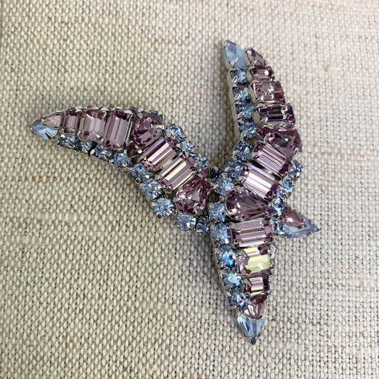 Rare Sherman Lavender Alexandrite Crystal Abstract Brooch