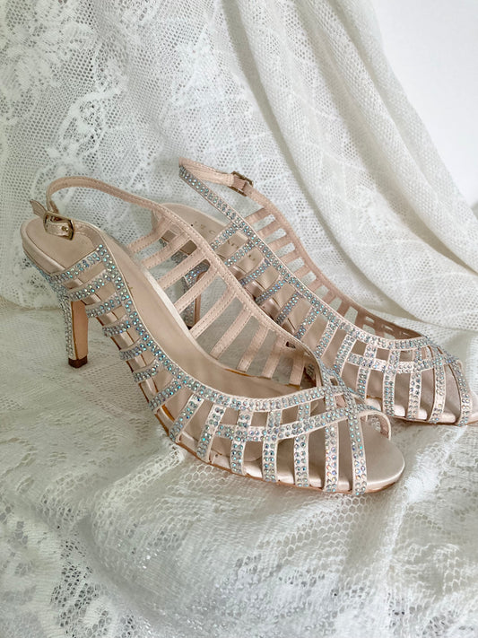 Crystal Studded Bridal/Party Shoes