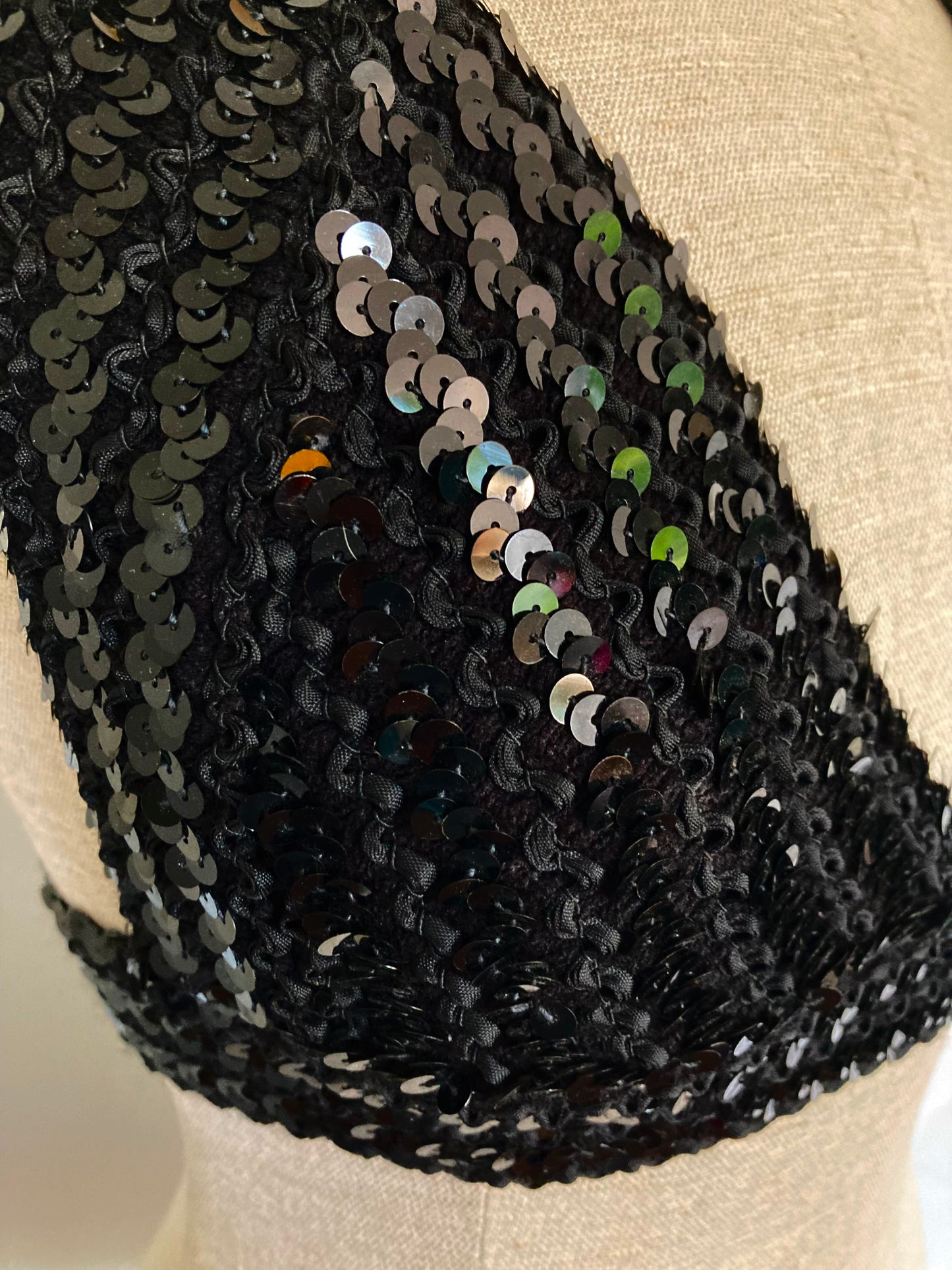 1970s Sequinned Halter Top, Disco Halter Top