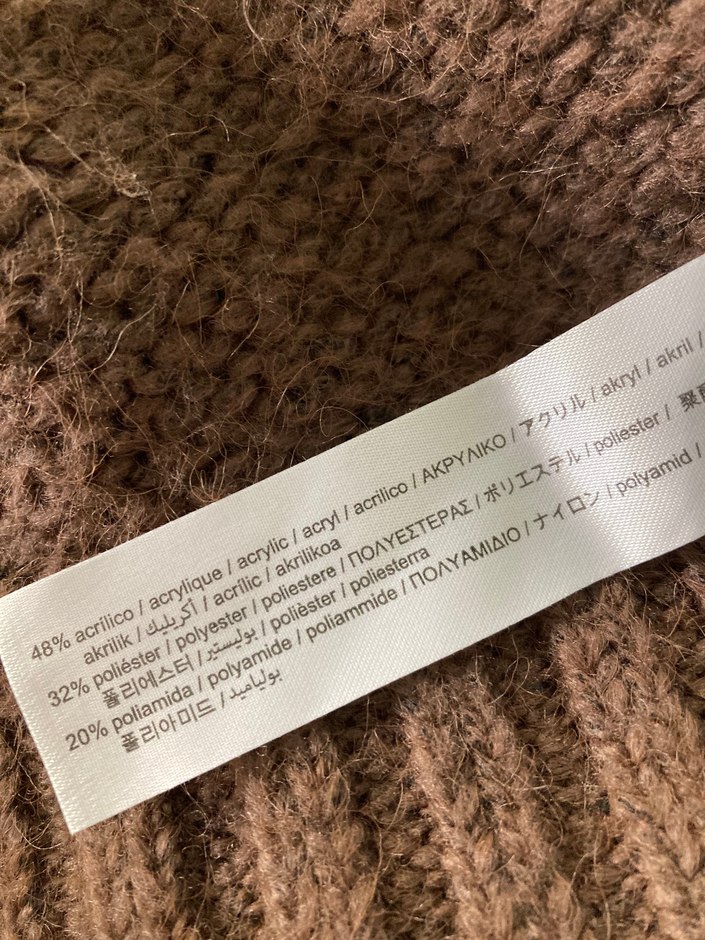 Zara Cozy Vintage Look Cardigan Sweater, Size Small