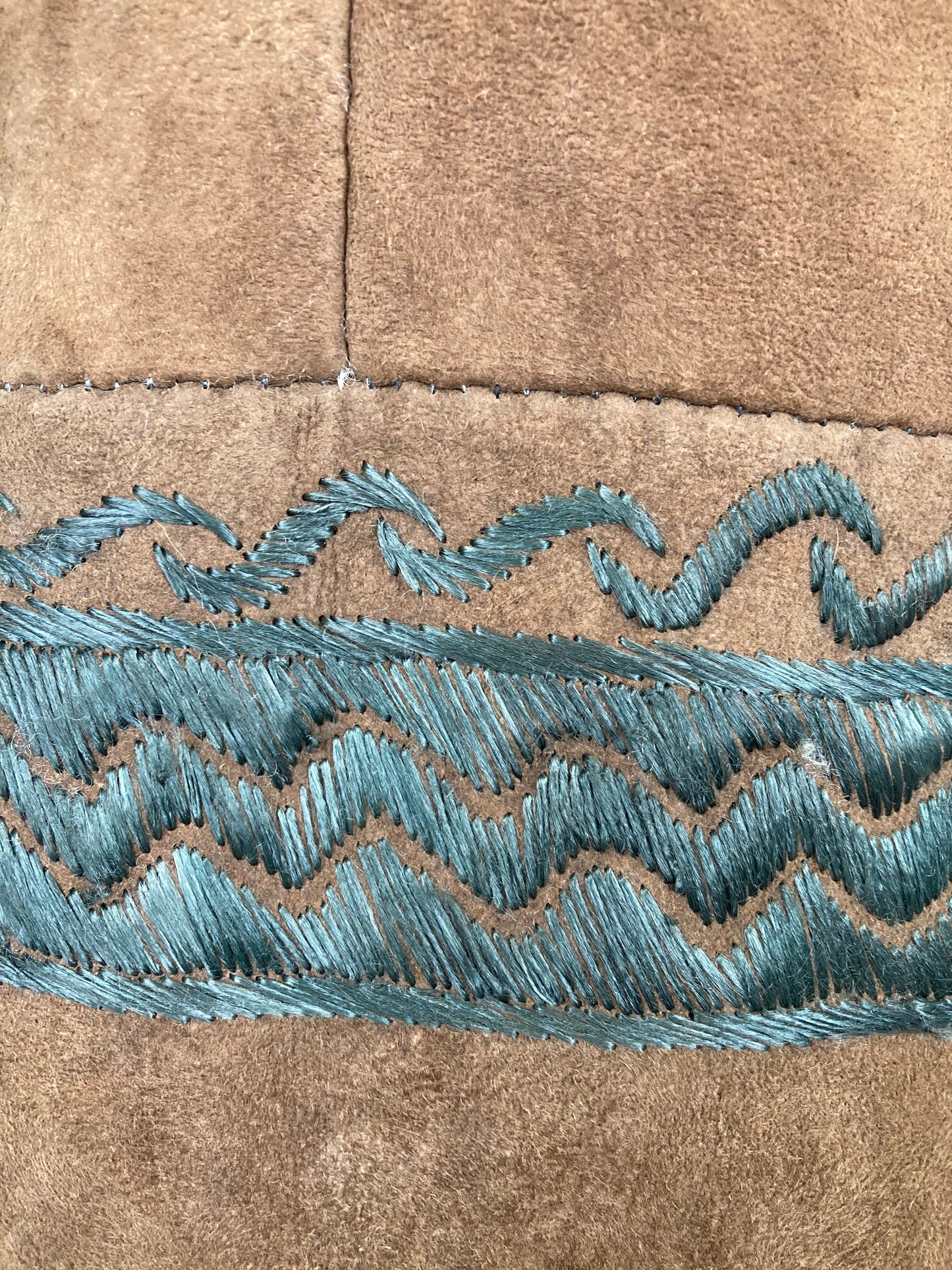 Authentic 1970s Afghan Sheepskin Maxi Coat, Size S/M