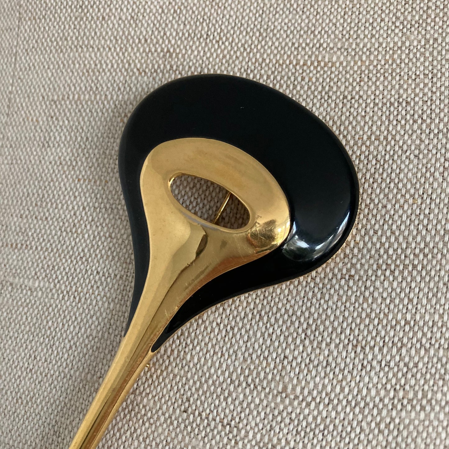 1980s Large Monet Stylized Brooch