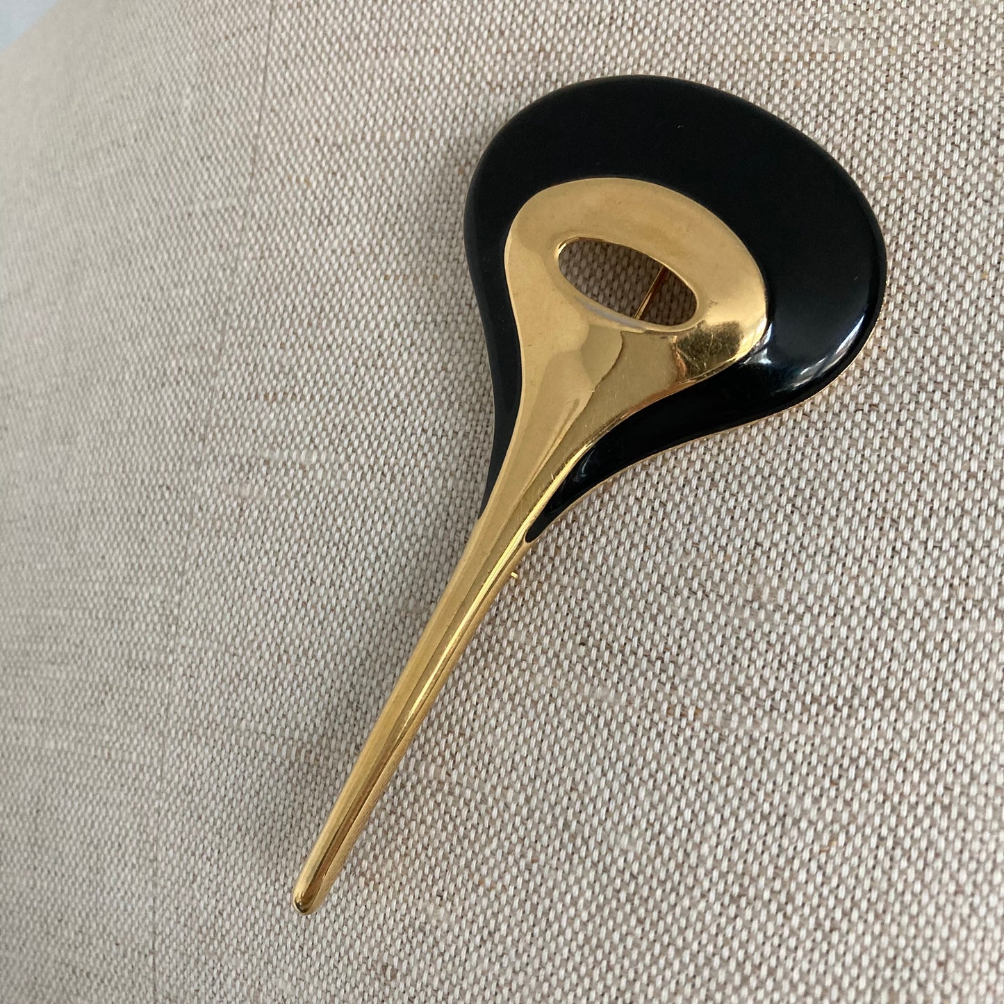 1980s Large Monet Stylized Brooch