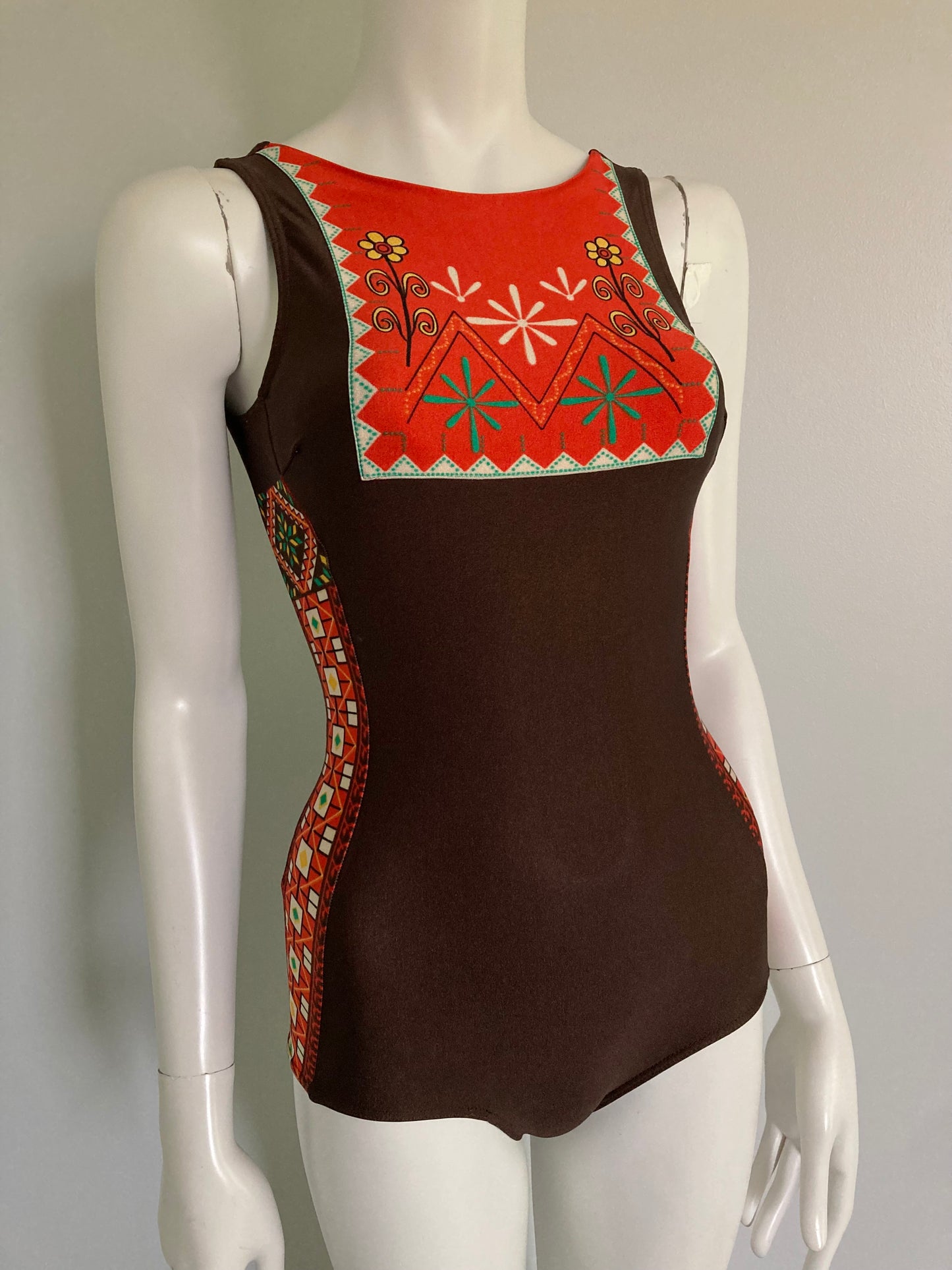 70s/80s Vintage Swimsuit, Size XS