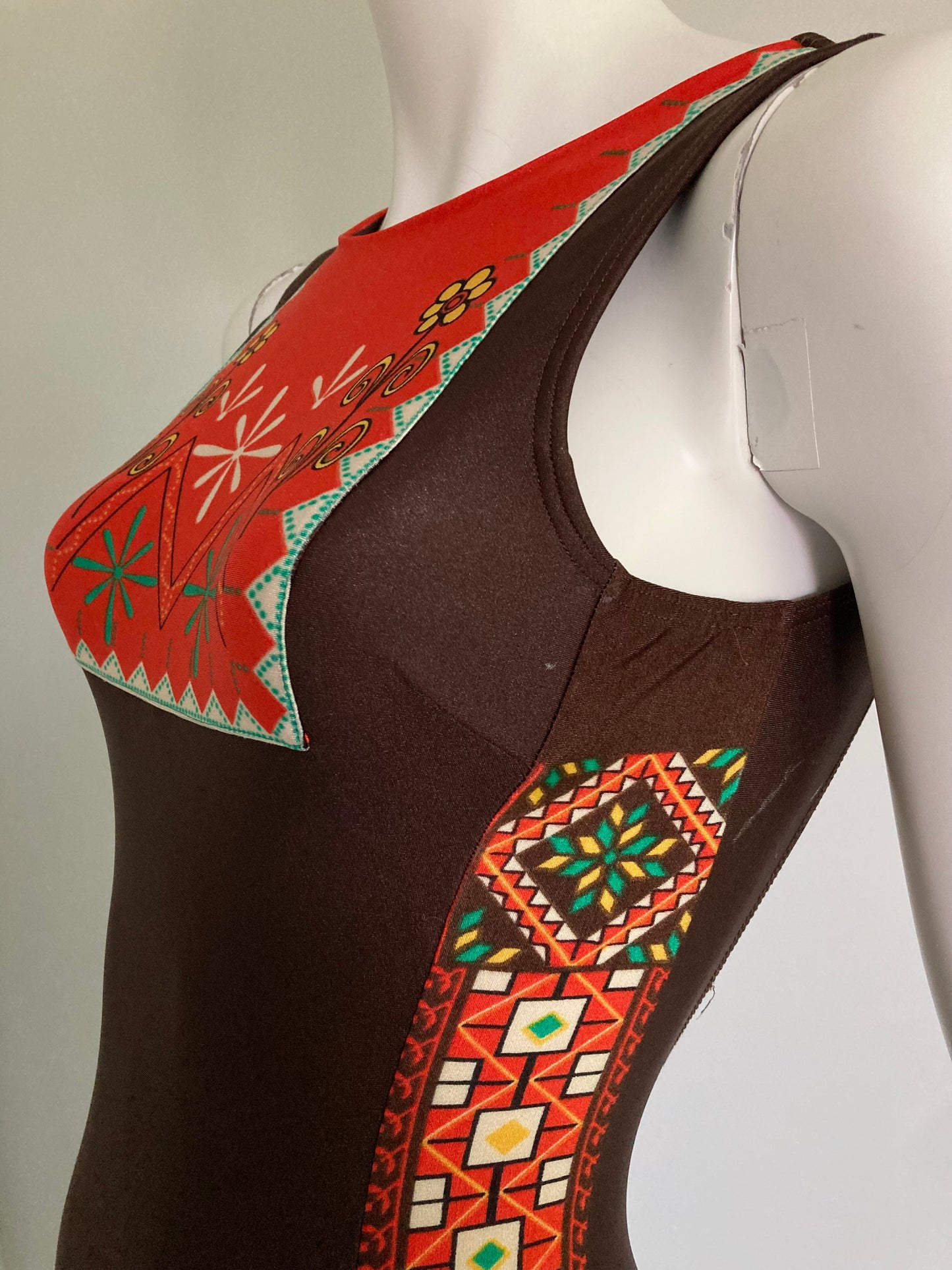 70s/80s Vintage Swimsuit, Size XS