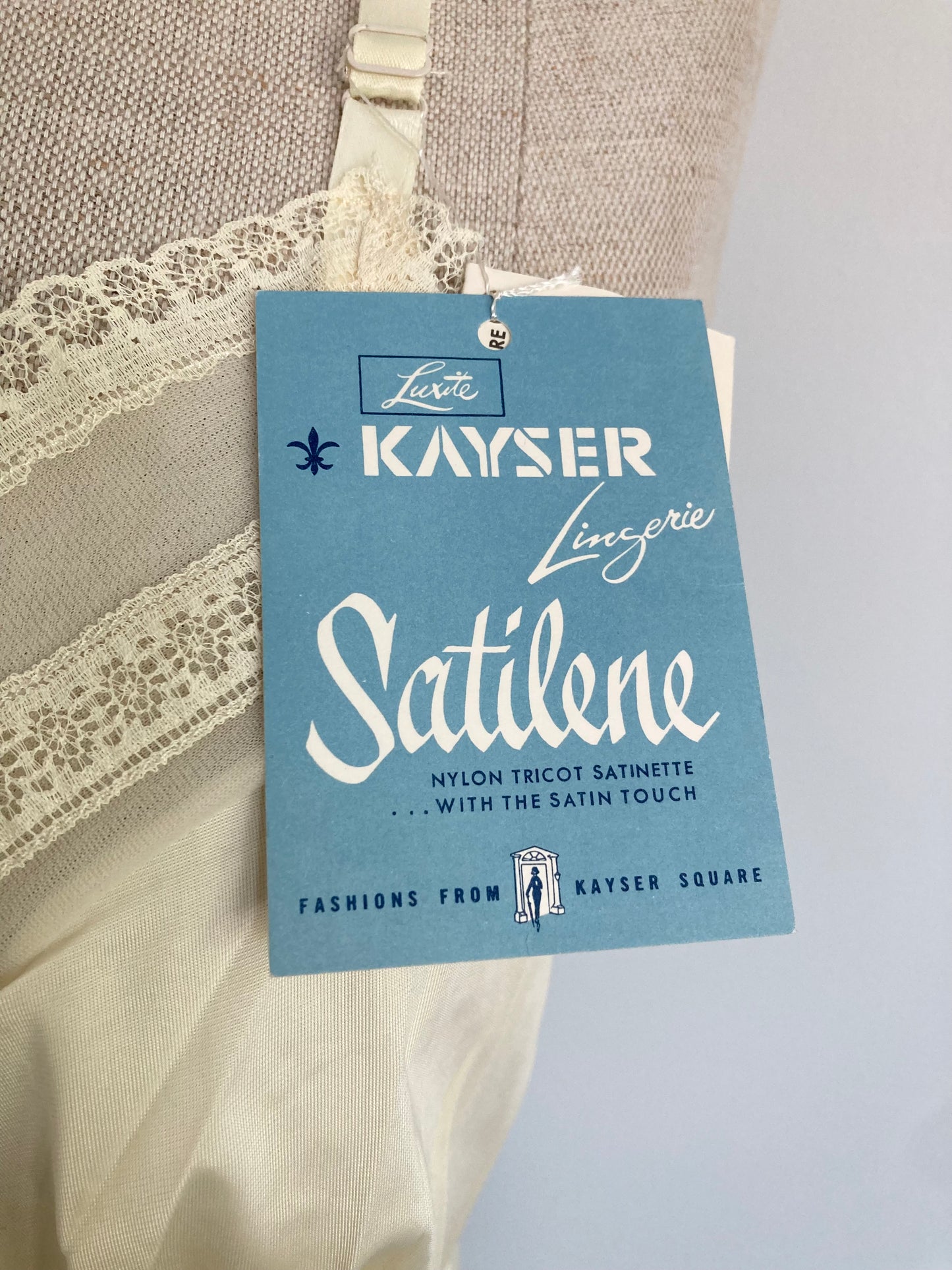 1950s WITH TAGS ATTACHED, Kayser Slip and Matching Panties, Size S