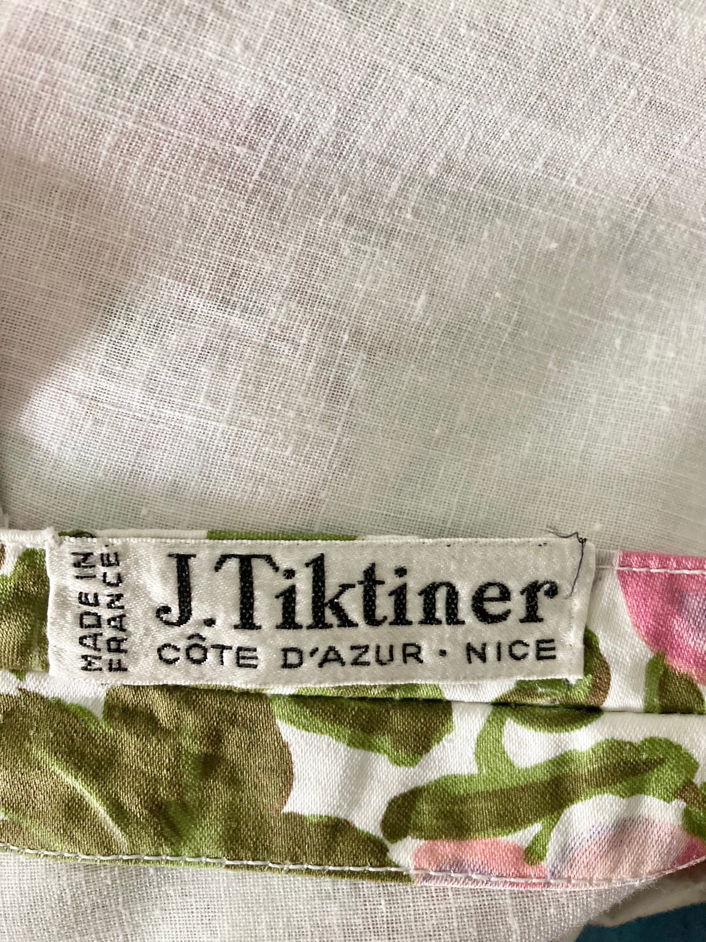 Charming 1950/60s Cotton Fit and Flare by Tiktiner