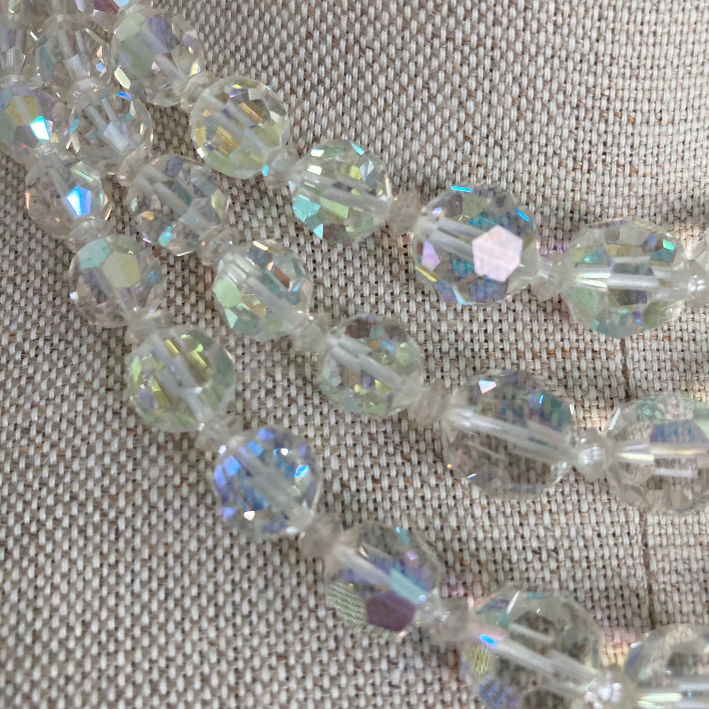 1950s Aurora Crystal Tiered Choker Necklace