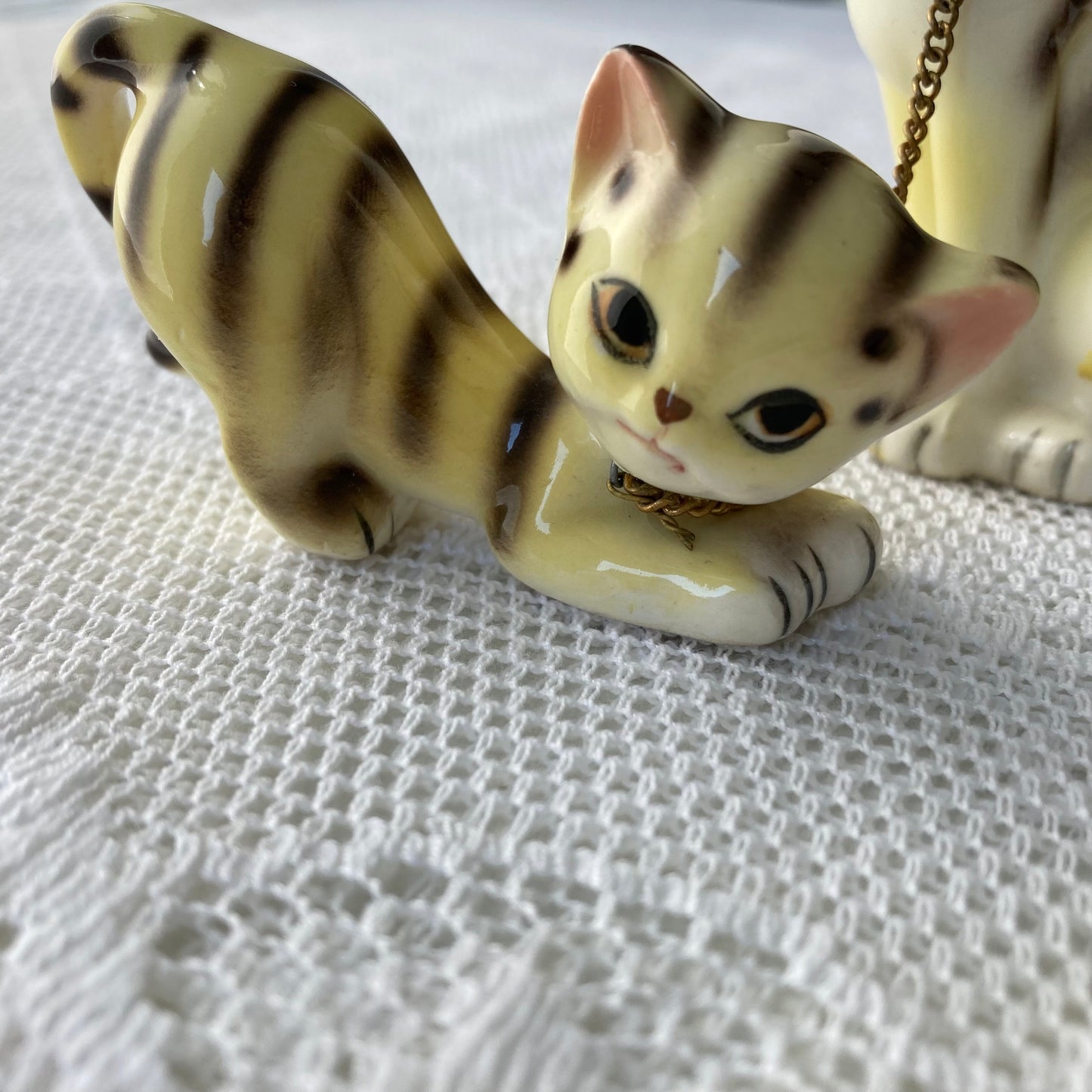 1950s Ceramic Kitty Family by Yoko Boeki, Nippon