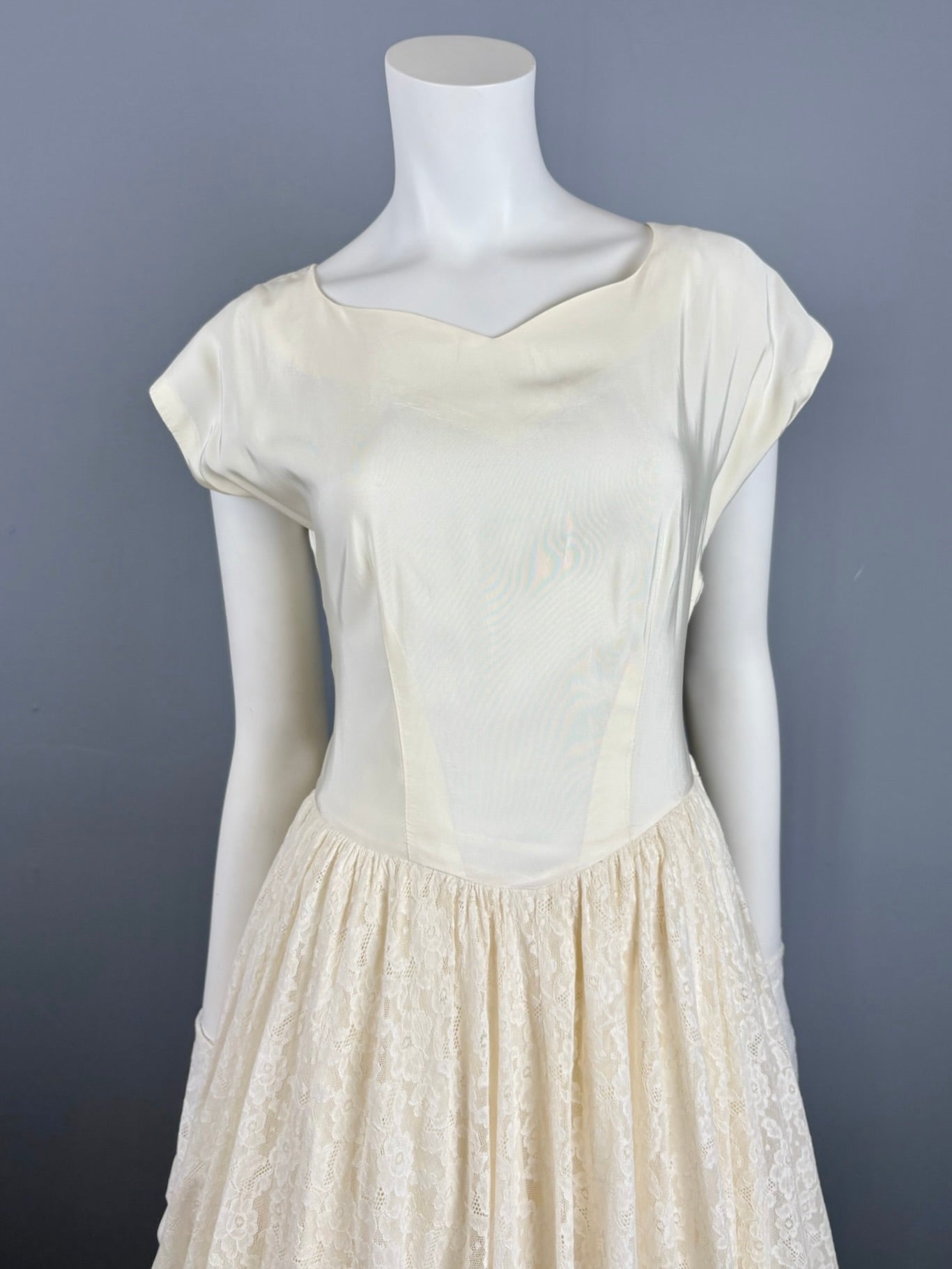 “Adeline” 1940s Wedding Dress, Size Small