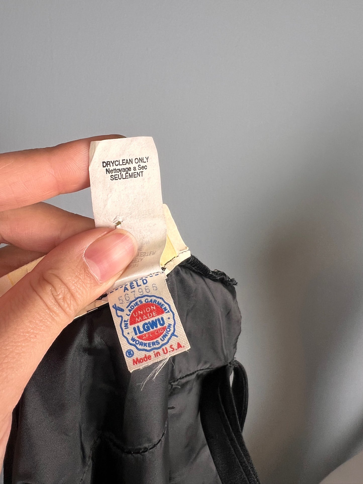 80s Sexy Black Jewelled Mini Dress, Size XS