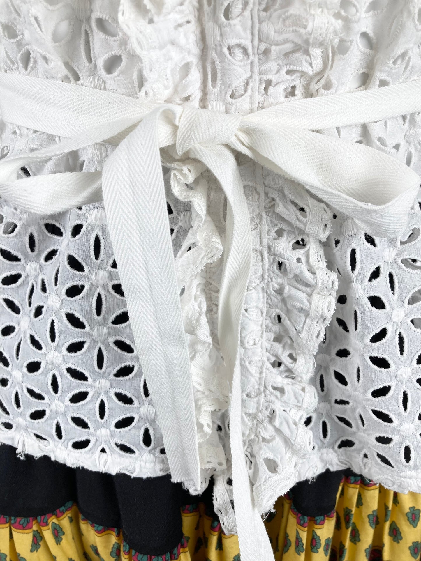 Anna Sui Cotton Eyelet Blouse, Size 4 (S)