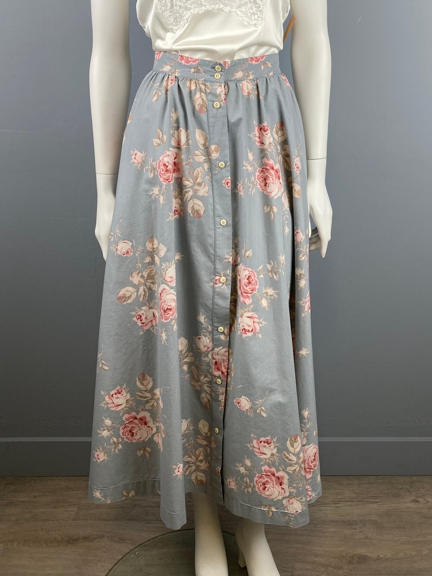 Ralph Lauren Cotton Floral Skirt, Size 10