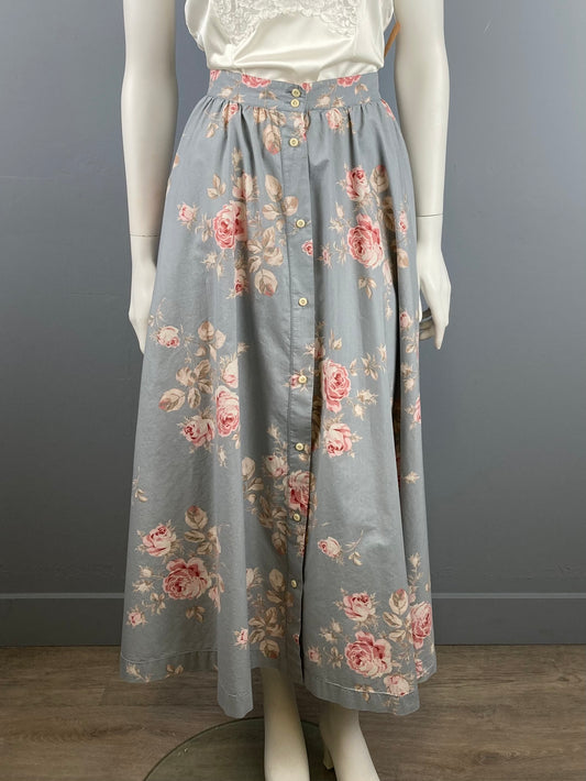Ralph Lauren Cotton Floral Skirt, Size 10