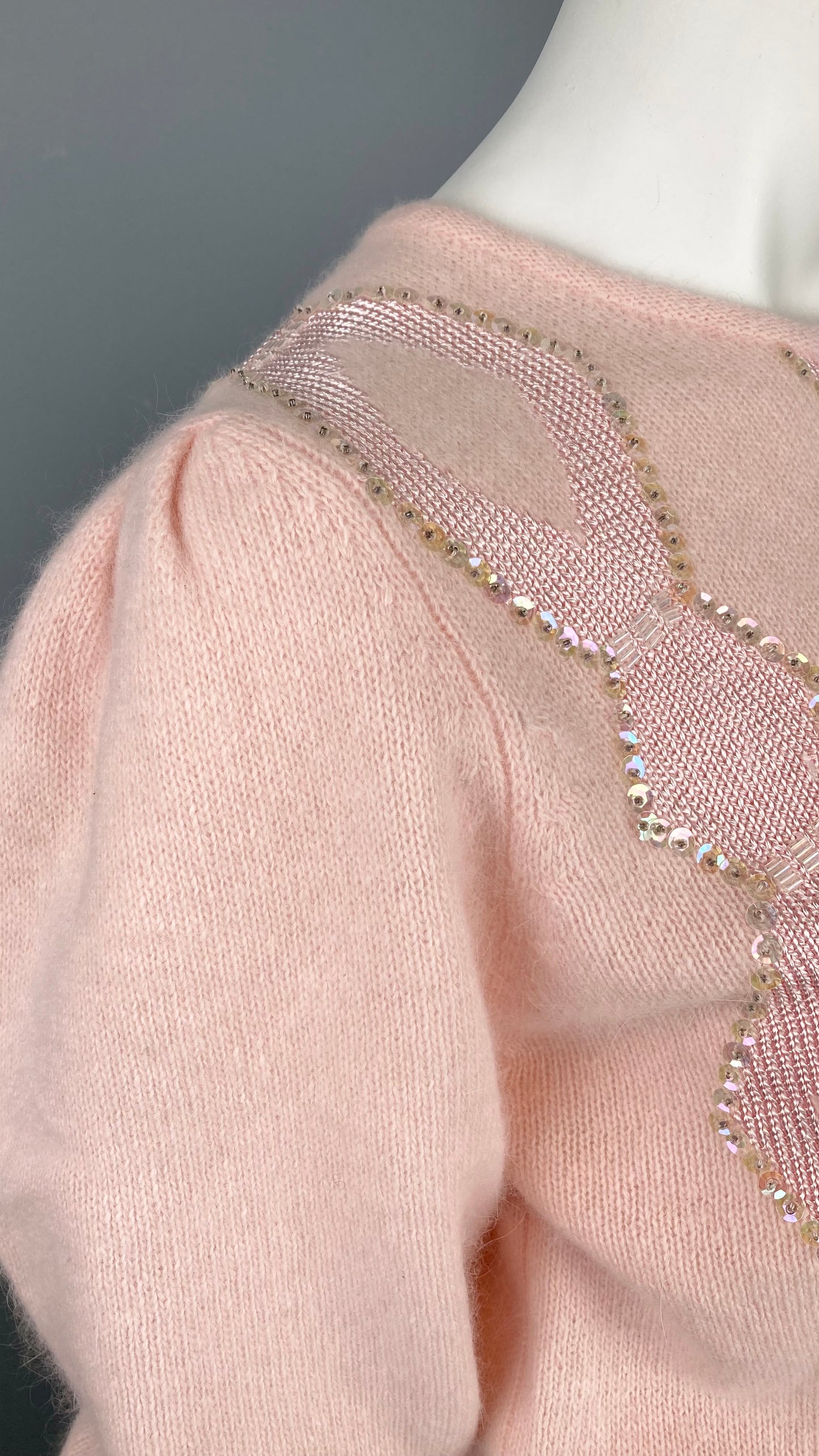 Cozy 1980s Angora Blend Sweater Size: S/M