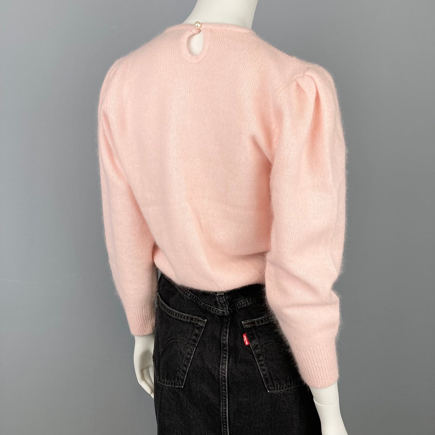 Cozy 1980s Angora Blend Sweater Size: S/M