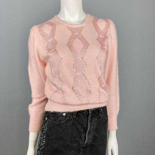 Cozy 1980s Angora Blend Sweater Size: S/M