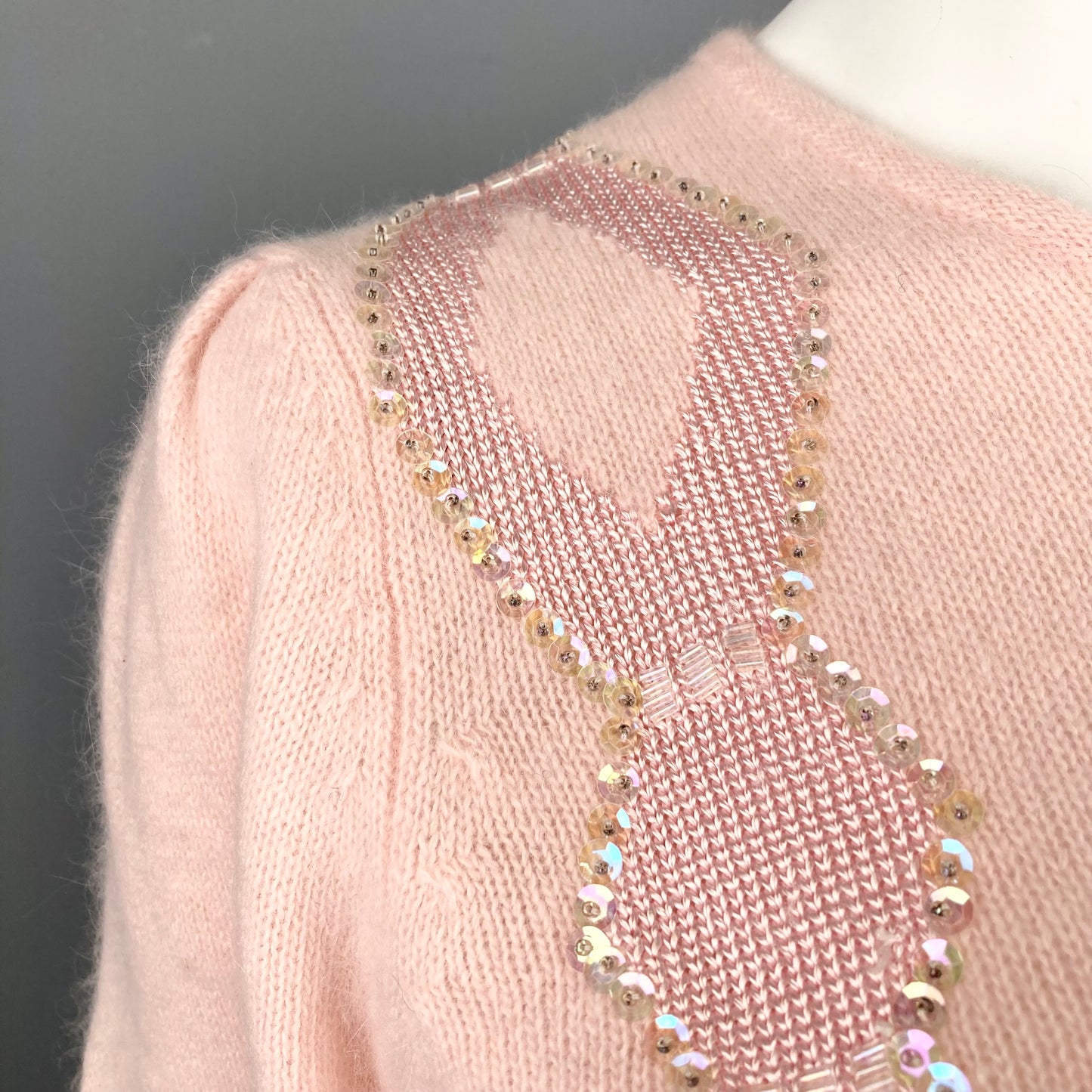Cozy 1980s Angora Blend Sweater Size: S/M