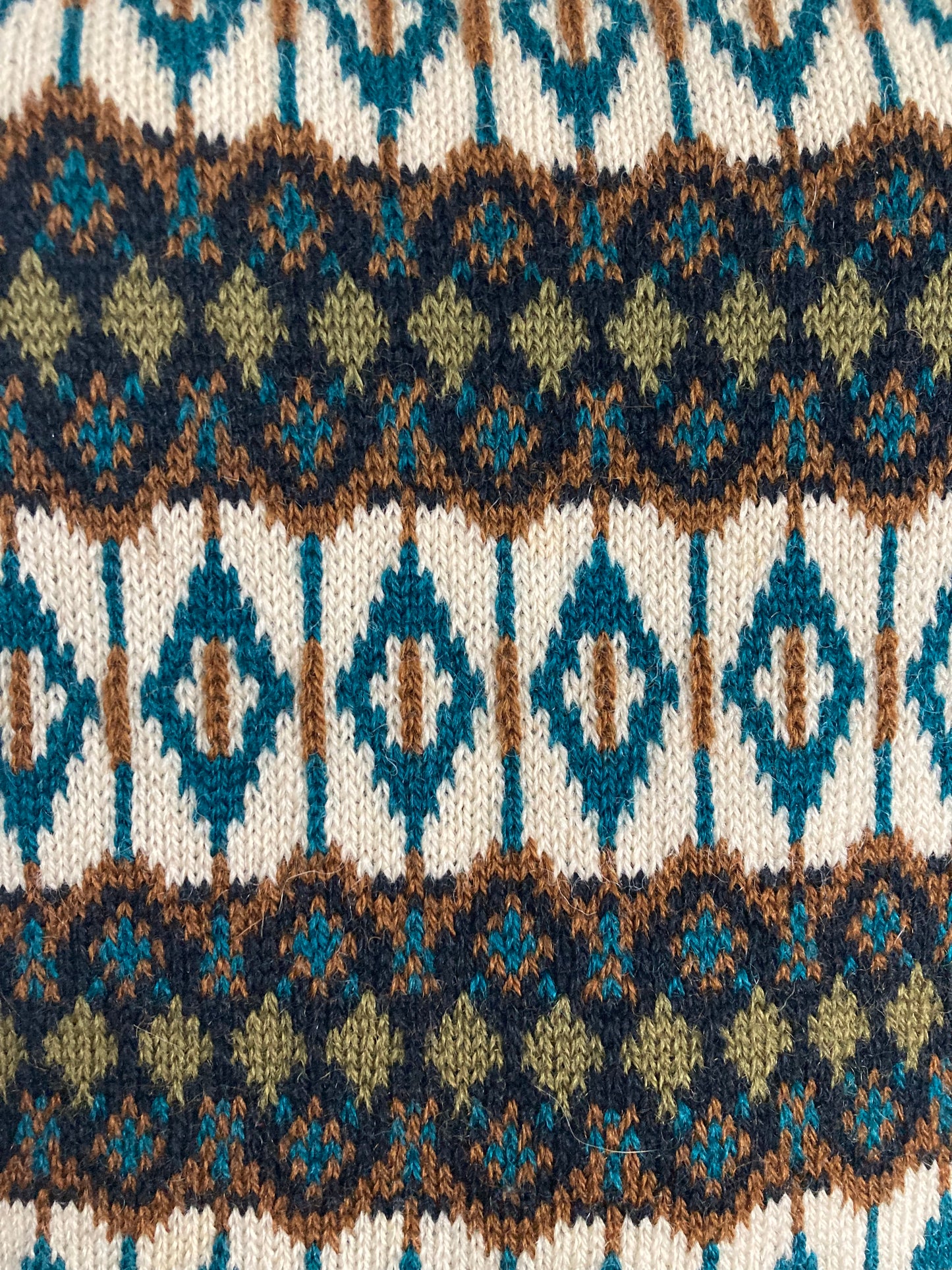 1960s Wool Icelandic Sweater, Size M
