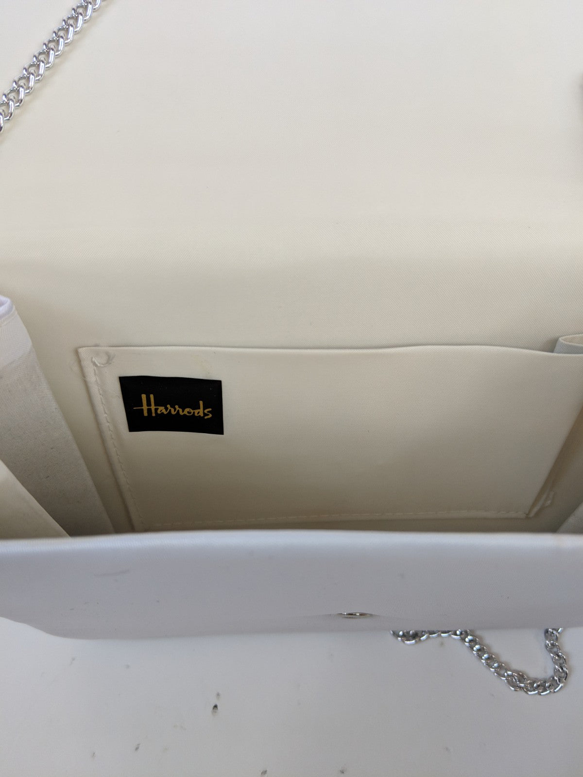 White Satin Purse