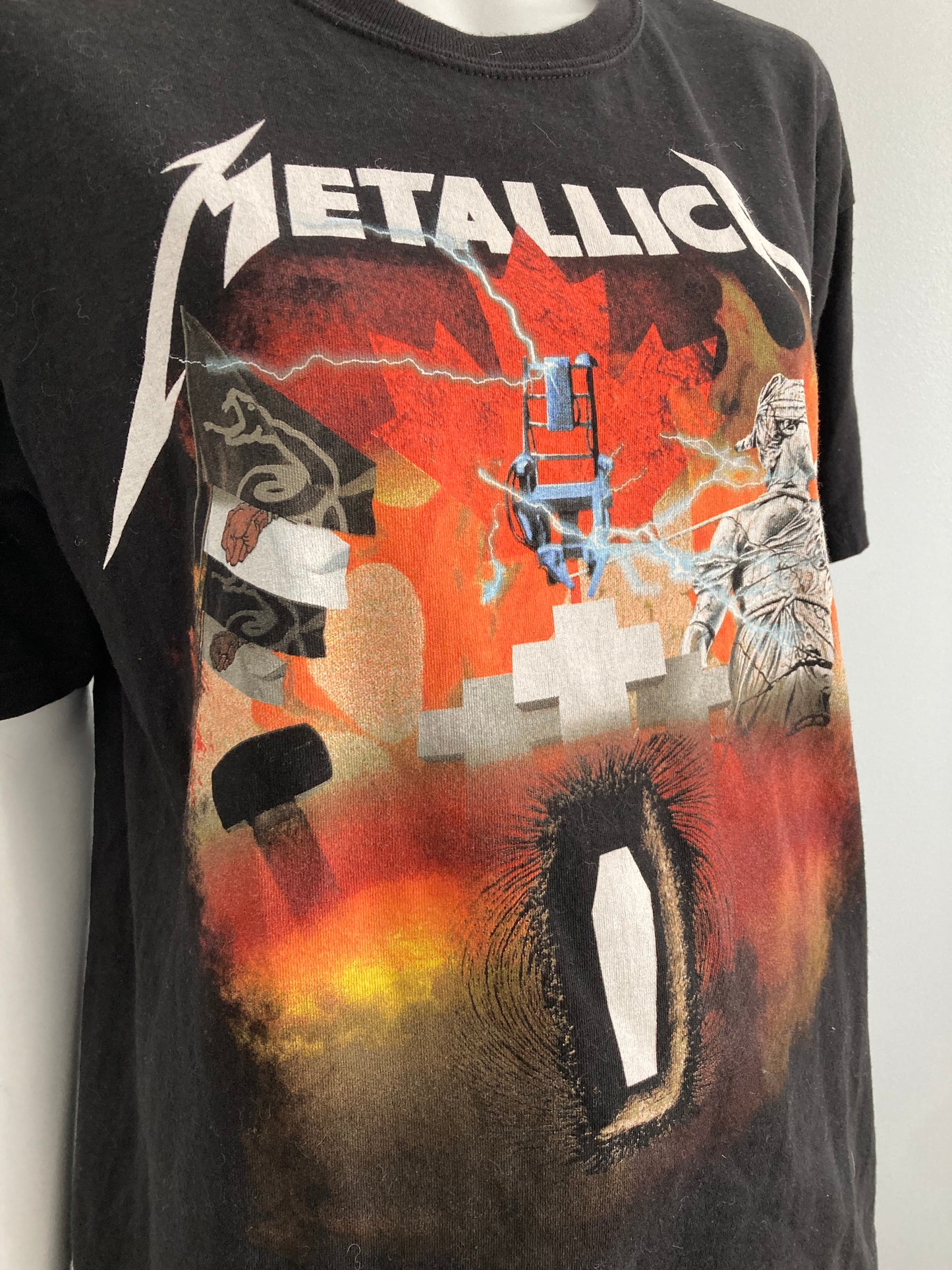 Metallica Rock Band T Shirt, The Full Arsenal Tour 2012
