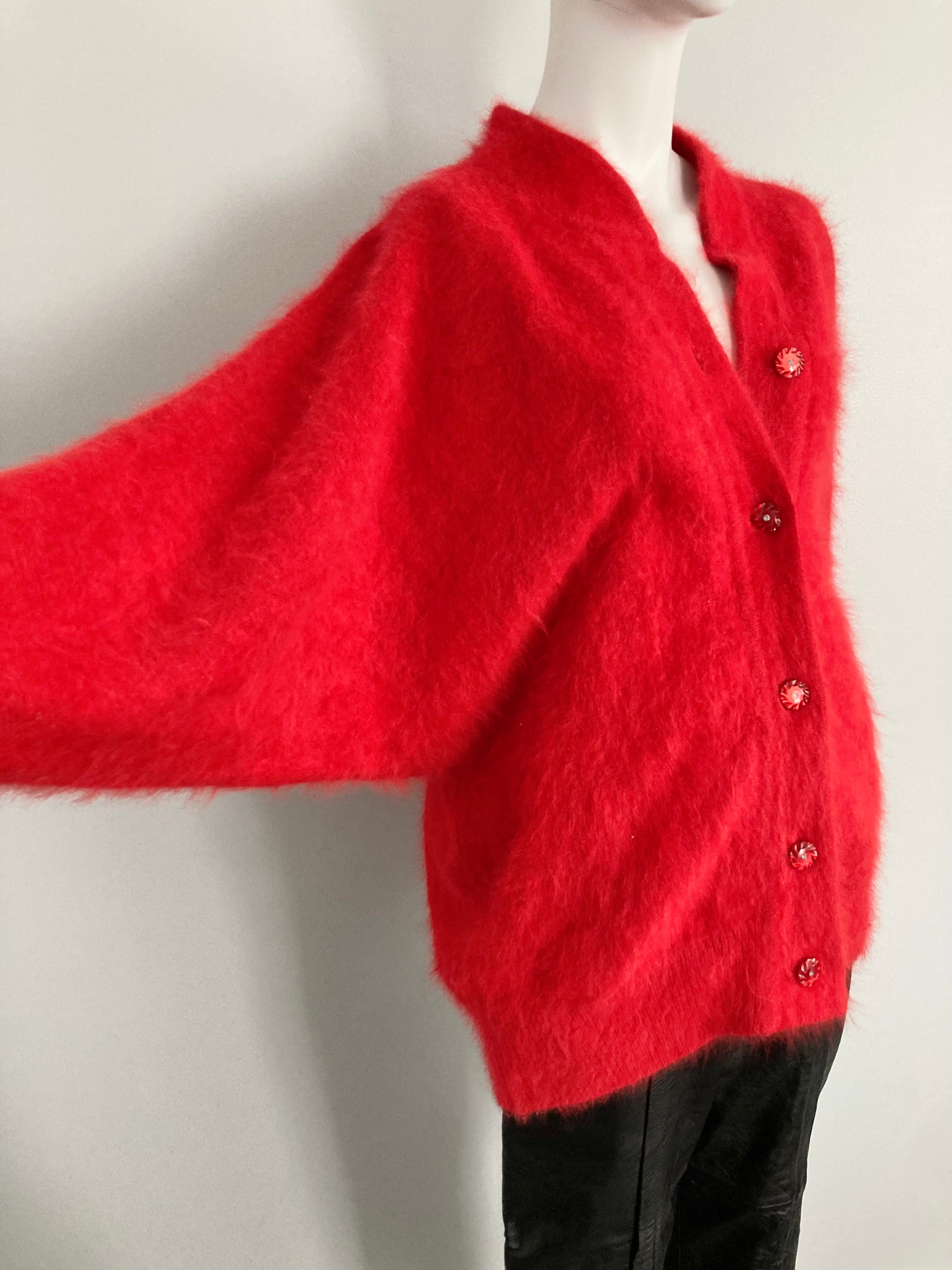 Angora wool cardigan hotsell