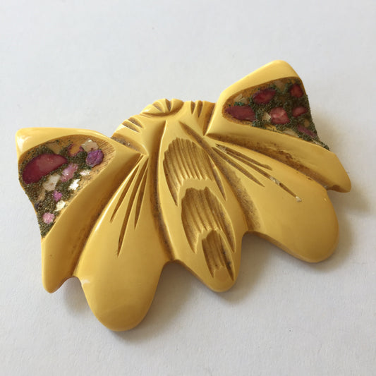 Rare 1930s Bakelite Butterfly Brooch