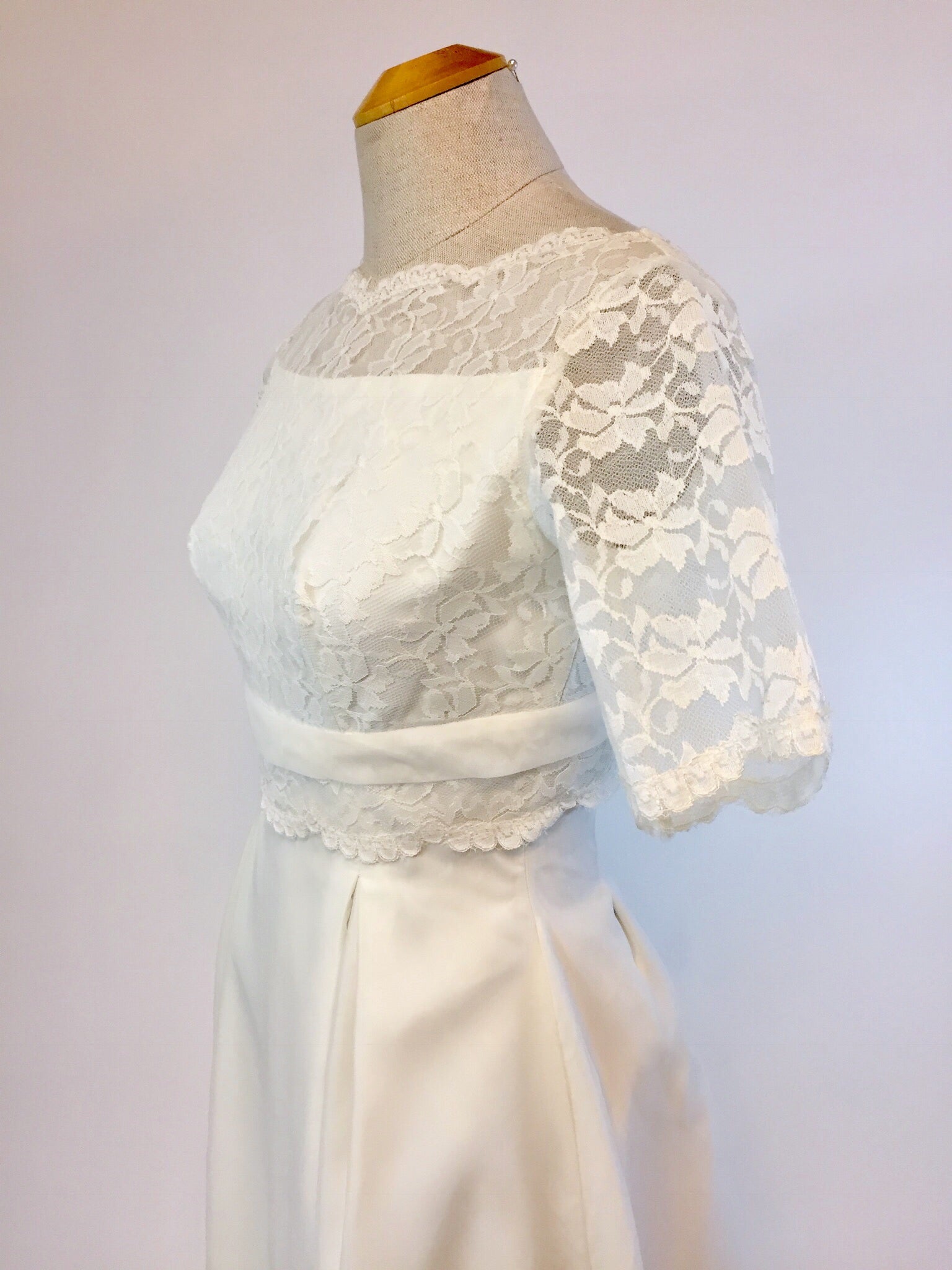Sweet Marie 1960s Wedding dress - Antiquaire Boutique 